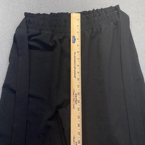 Women’s Modern Fit Pull On Black Casual Pants Size Large Pockets,Elastic Waist - Picture 5 of 10